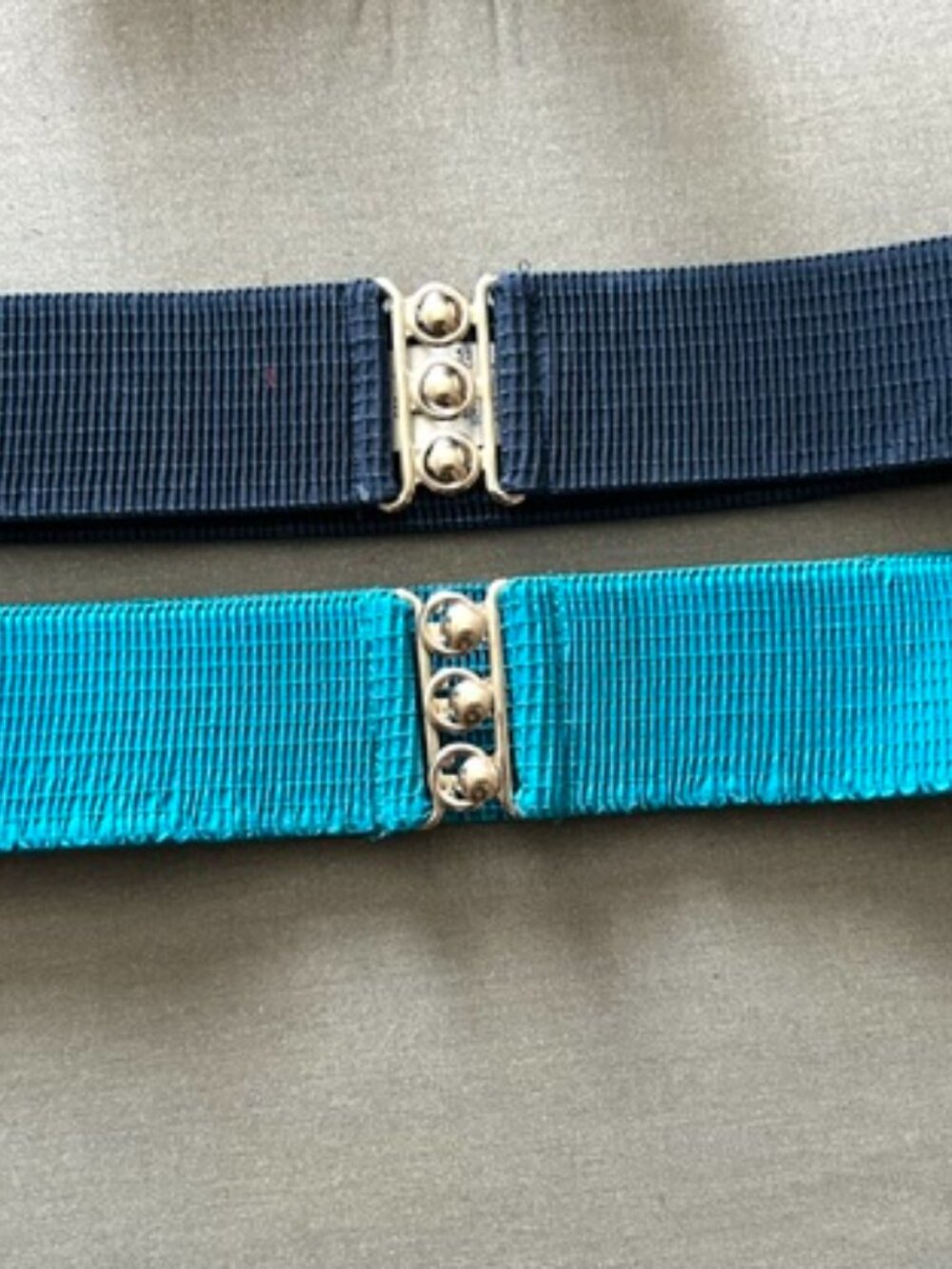Set of 3 Retro-style Stretch Belts (PLUS SIZE)